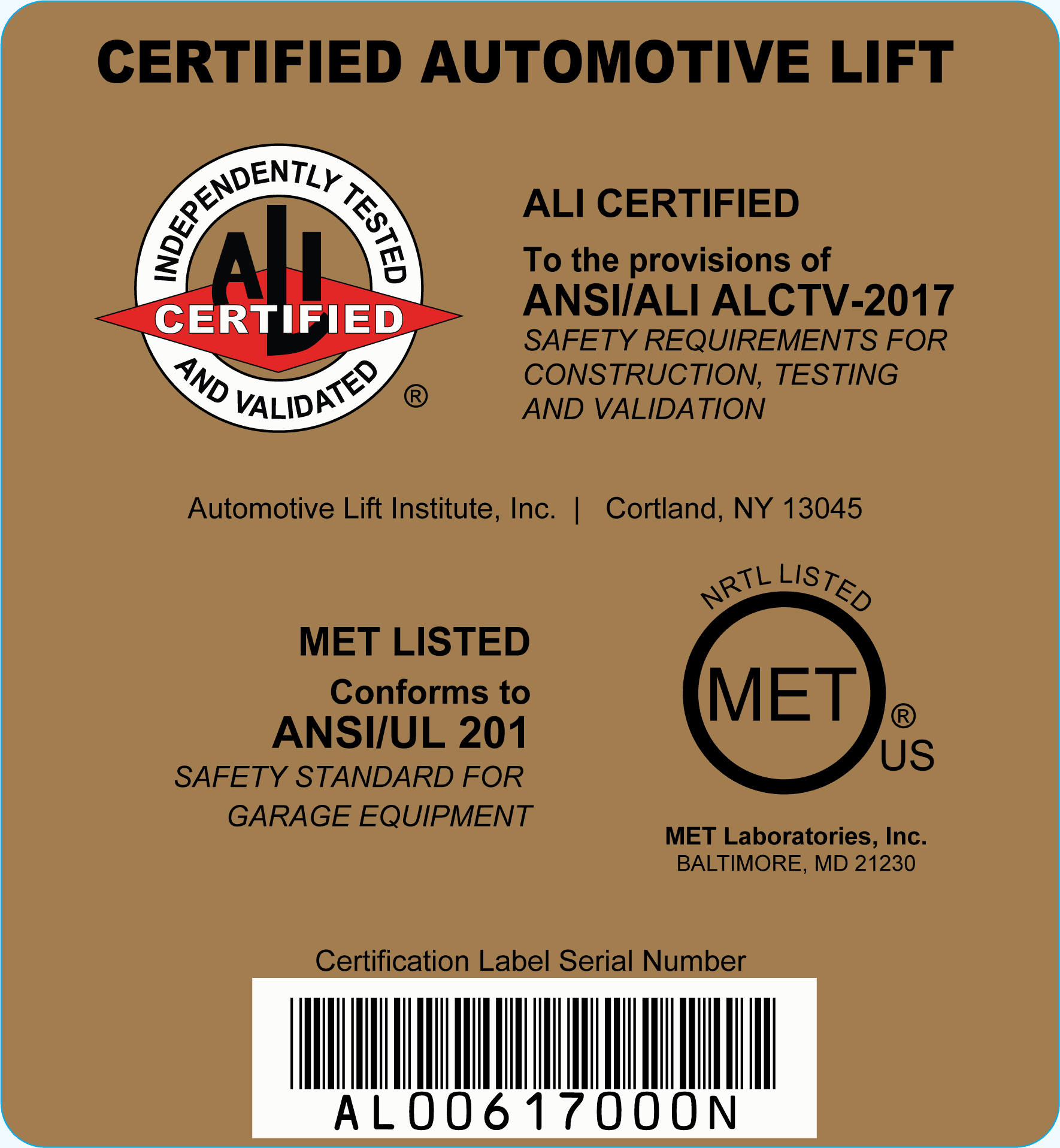 ALI-Gold-Label Mechanical Only-L