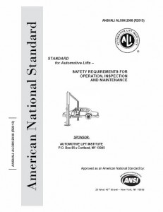 ANSI ALI Standards Manual 2013