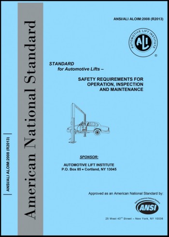 ANSI/ALI ALOIM Standard (R2013)