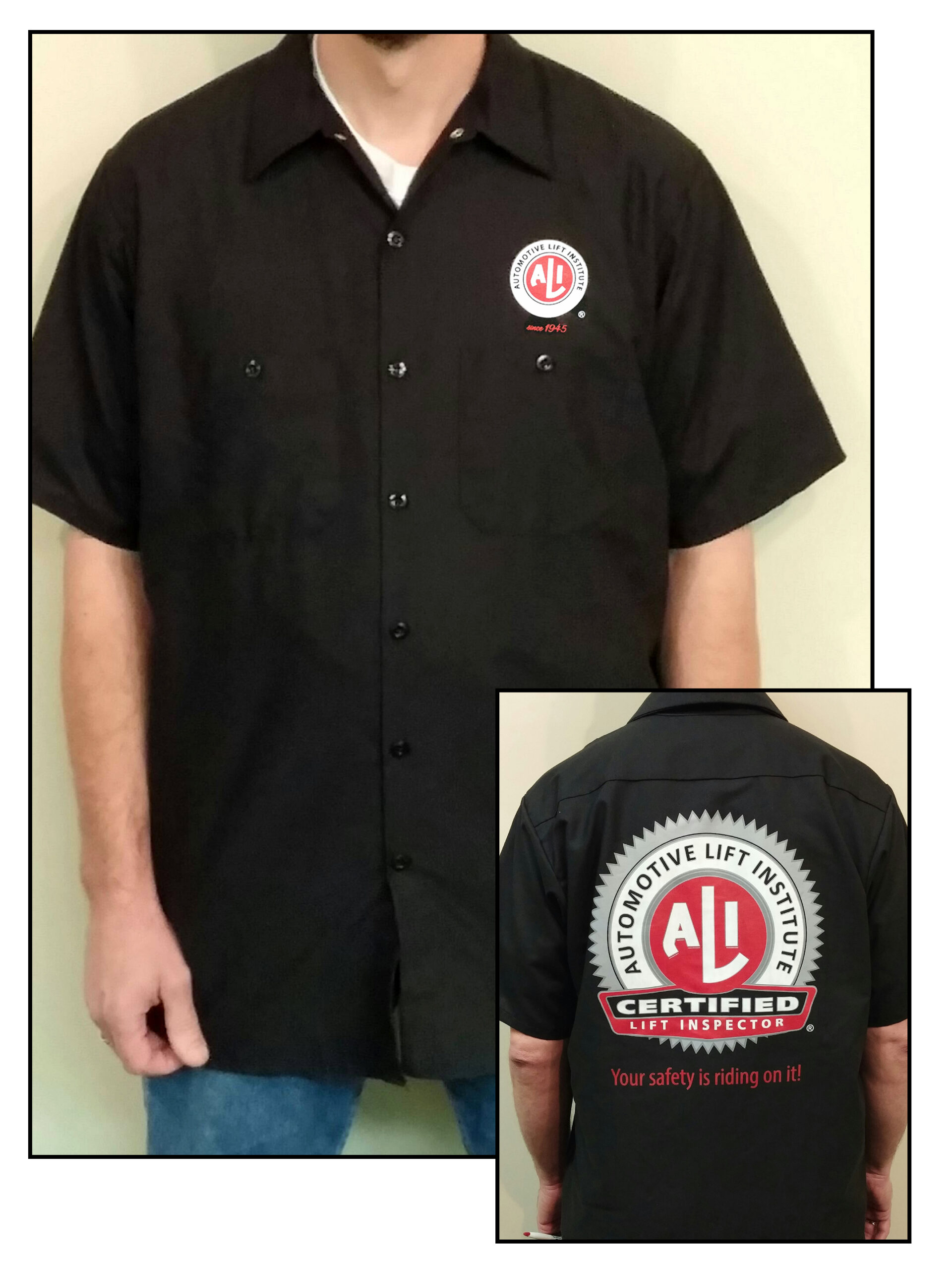 ALI Certified Lift Inspector Work Shirt Image