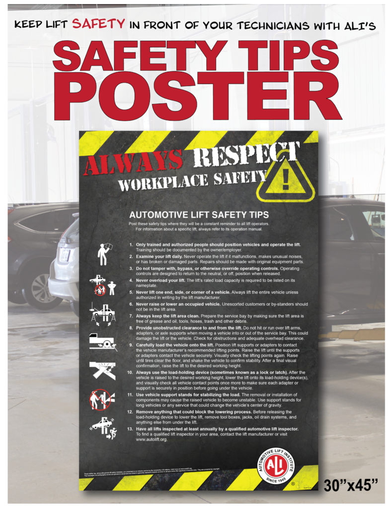 AUTOMOTIVE LIFT SAFETY TRAINING