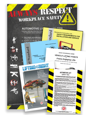 Auto Lift Institute Auto Lift Operator Safety Materials