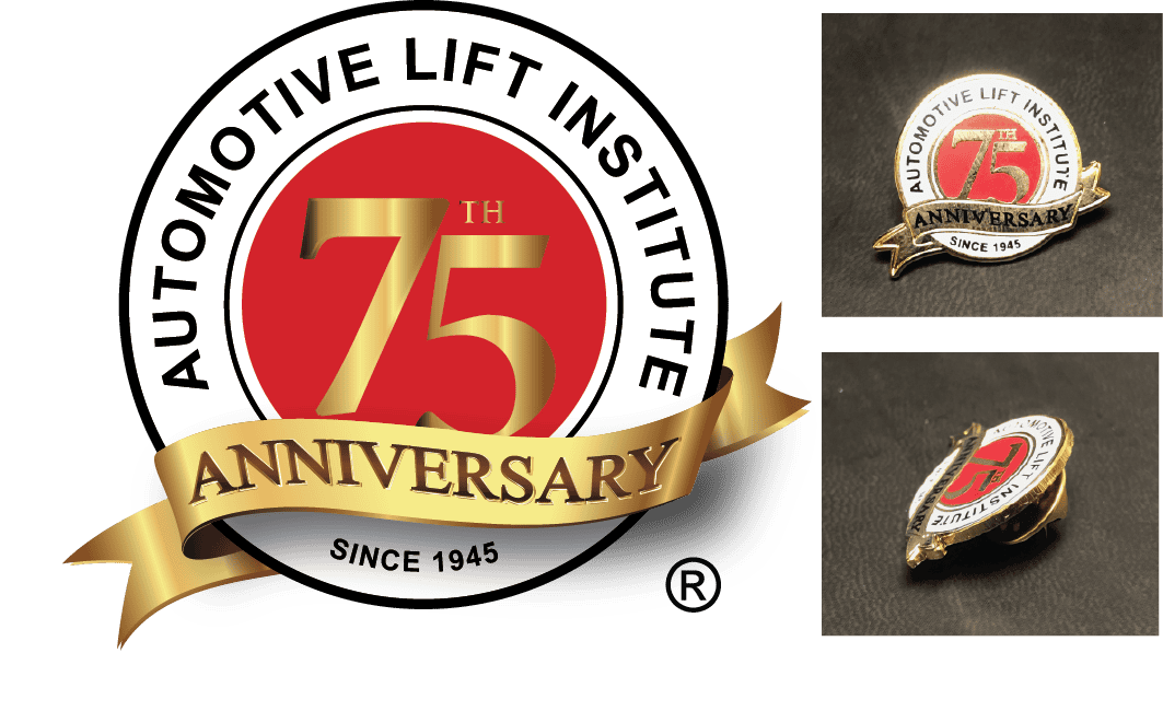 ALI 75th Anniversary Pin Image