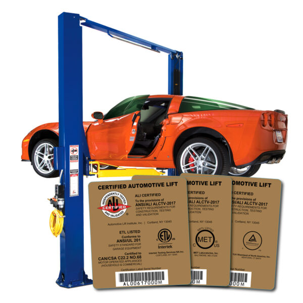 ALI-certified 2-post car lift