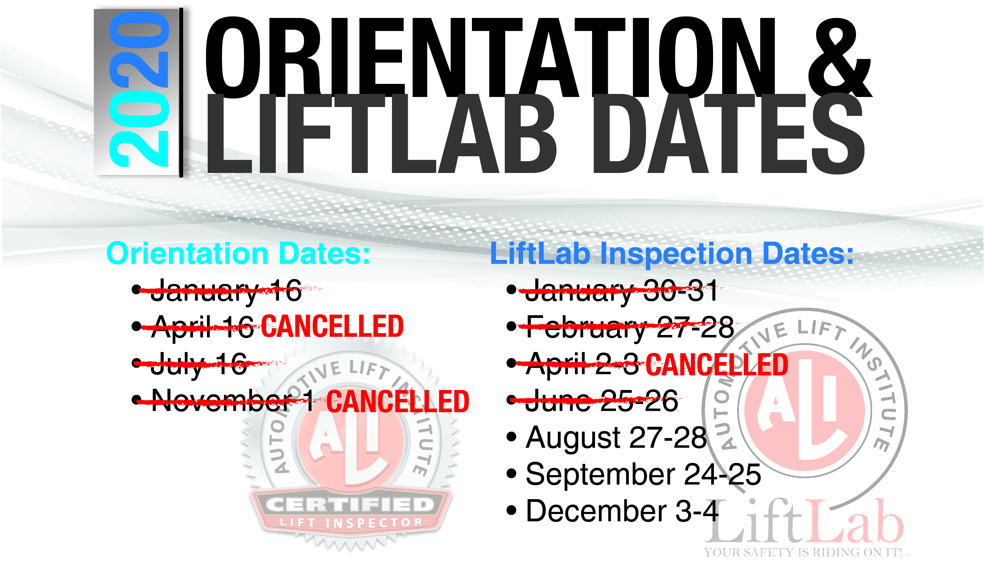 Orientation Dates 2020