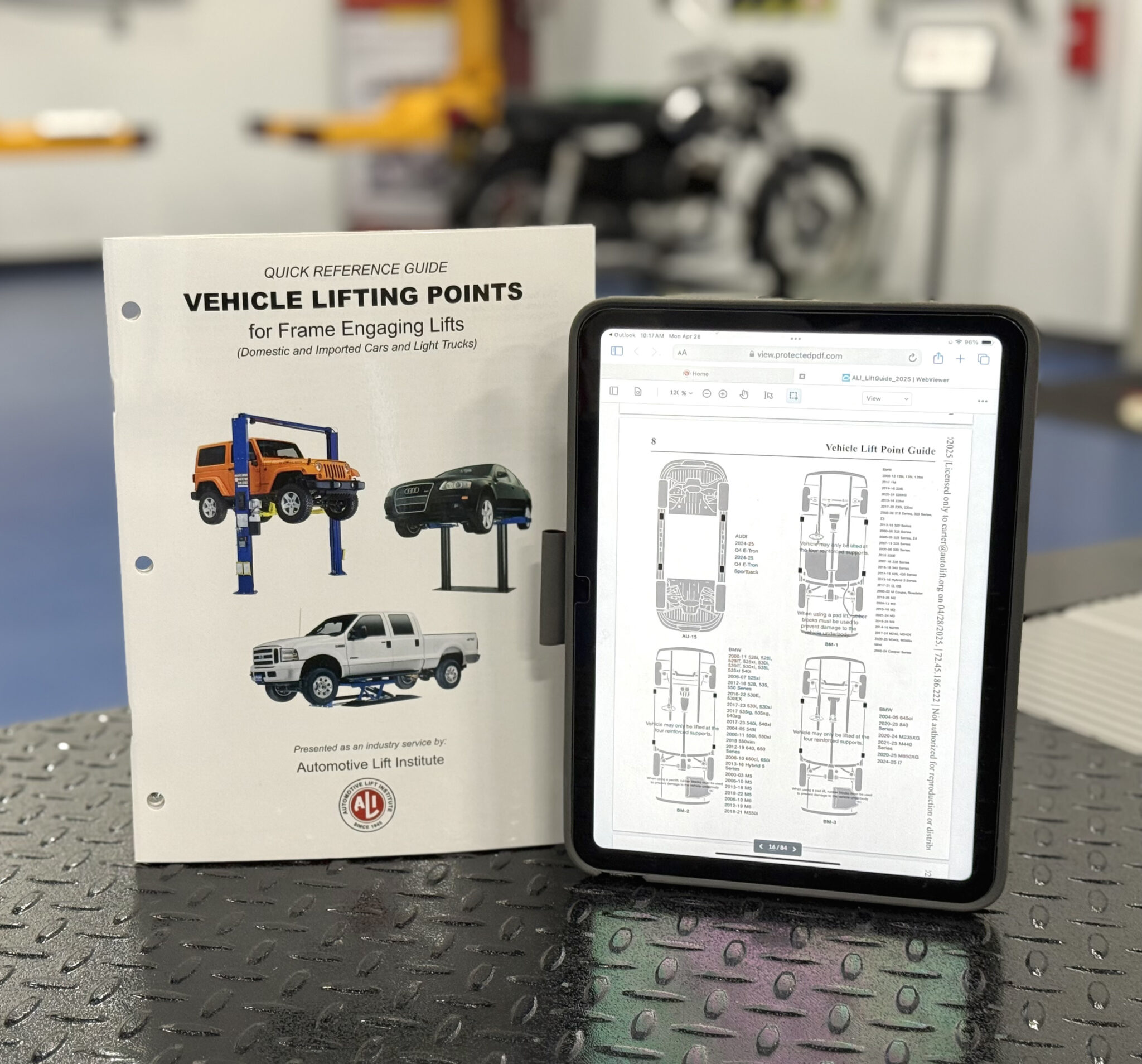Vehicle Lifting Points Guide - Autolift.org