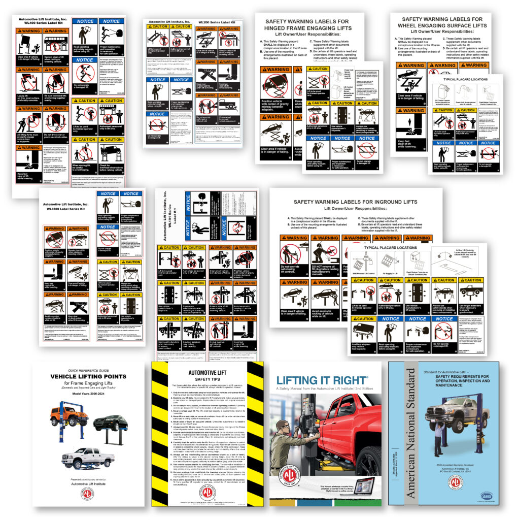 Replacement Warning Label Kit for 2 Post